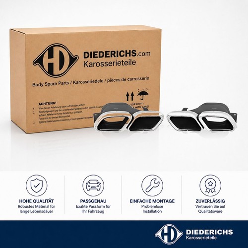Endrohrblende links rechts - endrohrblende,