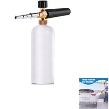 Schaumkanone Hochdruckreiniger, verstellbar, 1L, Edelstahl, für Nilfisk, Kew,...