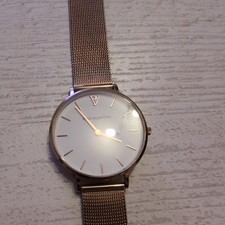 Paul Valentine Seashell Mesh 38mm Damen Armbanduhr Rosegold - Neu