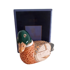 Ente Skulptur mehrfarbig De