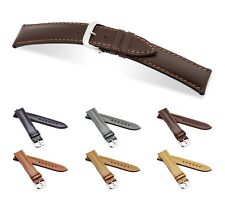 RIOS1931 Uhrenarmband Juchtenleder "Moscow", 18-22 mm, 6 Farben, neu!