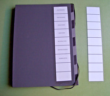 Pultordner Ablagemappe Hartpappe Grau DINA4 Ordnungsmappe Gummibband locker