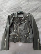 Damen Leder  Biker Jacke Gr.M
