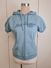 Jacke Damen Gr. M 38/40 Marke Harley Davidson Sweatshirtjacke blau