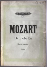 Musiknoten – Mozart: Die