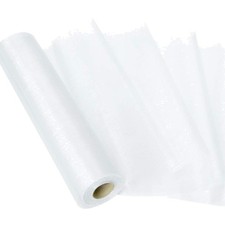 Organza Rolle Weiß, Deko