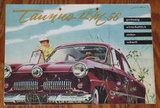 1956 Ford Taunus 12M P1 Prospekt brochure n P2 P3 P4 P5 P6 P7