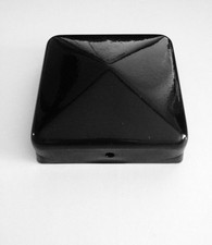 Pfostenkappe schwarz 91x91 mm