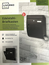 Briefkasten mit Zeitungsbox