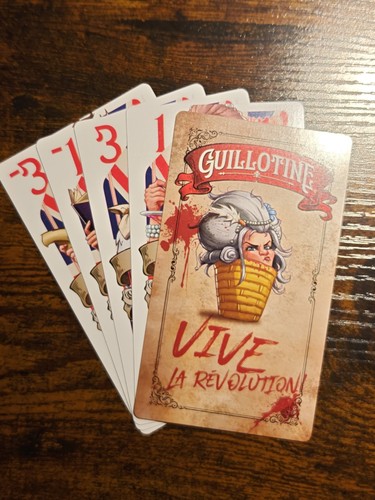 Guillotine kartenspiel promo - kartenspiel,