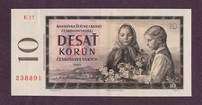TSCHECHOSLOWAKEI 10 Korun