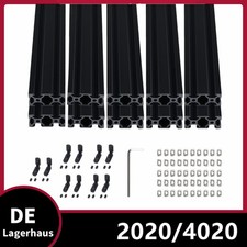 10er Set Aluprofil 800mm/1220mm Nutenprofil 4020/2020 Aluminium Linear Schiene