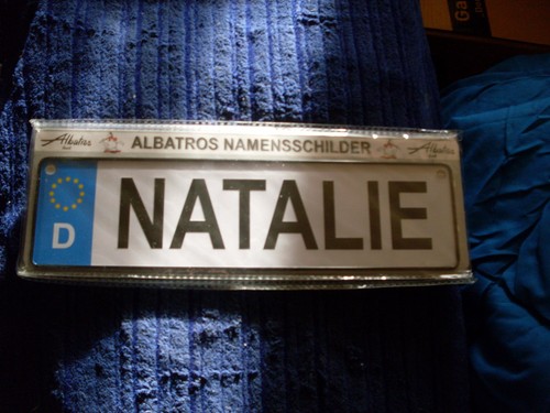 Albatros namensschild natalie - namensschild,