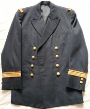 Marine Blazer Jacke Uniform Offizier Arzt French Navy
