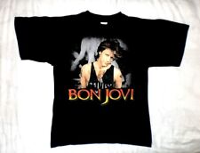 VINTAGE 1990er Bon Jovi Shirt Keep Faith Schwarz 36 38 40 42 44 M L XL Baumwolle