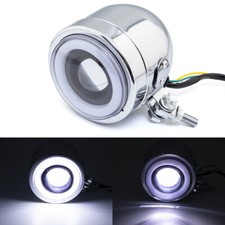 Motorrad LED Lampe Zusatzscheinwerfer Scheinwerfer Spot Fog Lampe Chrom