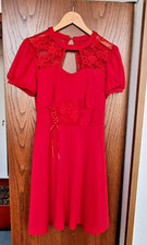 Damen Kleid rot Gothic Style