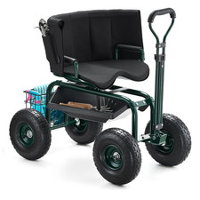 Gartenwagen mit Sitz 360