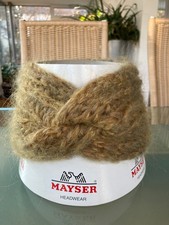 Kuscheliges Stirnband, Schurwolle und Mohair – Handarbeit – NEU