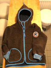 Finkid Jacke Tonttu braun Teddyfleece Gr. 110 120  (116/122) 