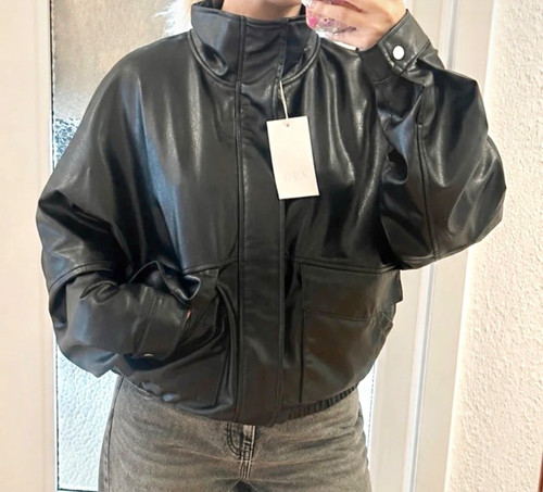 Zara oversized bomberjacke - zara,
