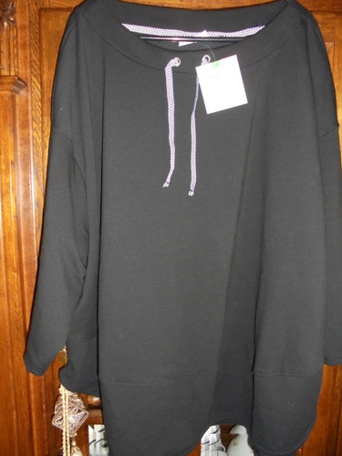 Damensweatshirt schwarz 54 - damensweatshirt, 52/54