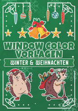 Window Color Vorlagen Weihnachten & Winter | Viele verschiedene Fensterbilder fü