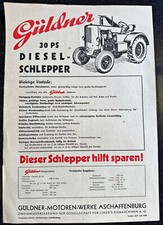 Seltenes Prospekt Güldner