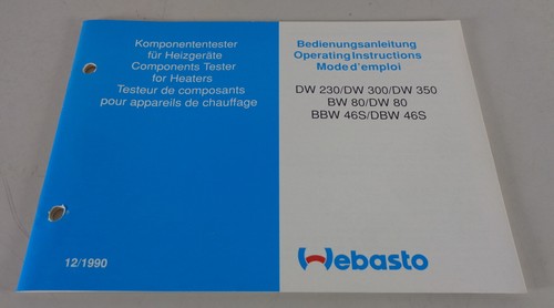 Betriebsanleitung webasto - betriebsanleitung,