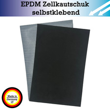 Zellkautschuk EPDM selbstklebend Moosgummi Format: 200mm x 300mm (ca. A4)