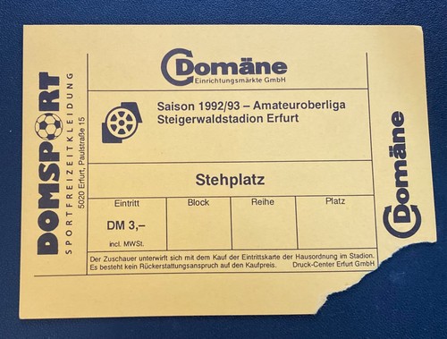 1992 rot weiß - erfurt, vs