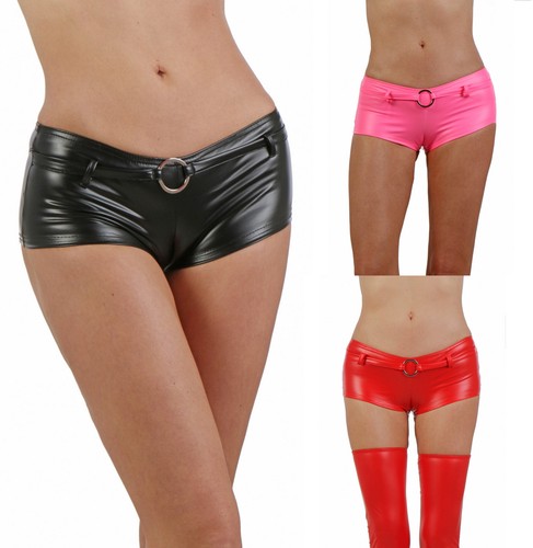 Damen hotpants wetlook - hotpants,