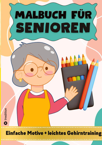 Malbuch für senioren - malbuch,