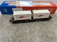 H0 Container Tragwagen 4x ROCO