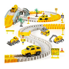 Kizplays 260pcs Autorennbahn