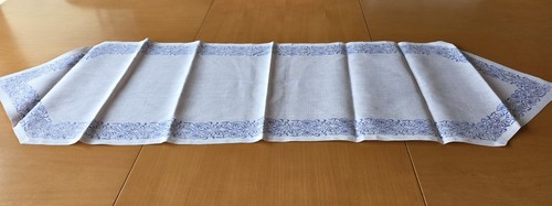 Blaudruck tischläufer - blaudruck,