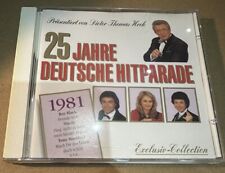 25 Jahre Deutsche Hitparade 1981, Musik CD, Radio, Player, Schlager, Volksmusik