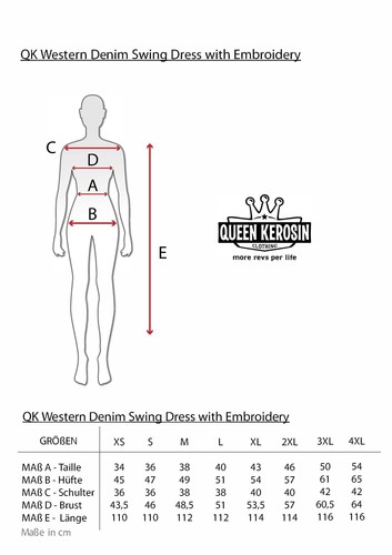 Queen kerosin damen denim - queen,