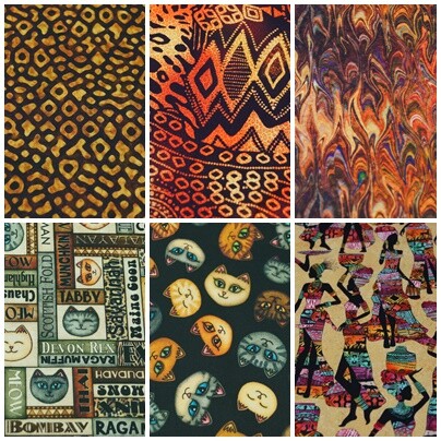 Patchworkstoff 50x110cm africa - patchworkstoff,
