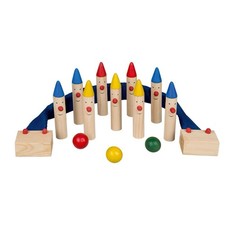 Kegelspiel Holz Outdoor