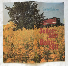 Deutsche Reichsbahn Jahresfahrplan 1989/90, Jederzeit Bahnzeit, Eisenbahn