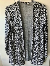 Damen Langarm Cardigan / Jacke Leopard / H&M /  Divided / Größe S