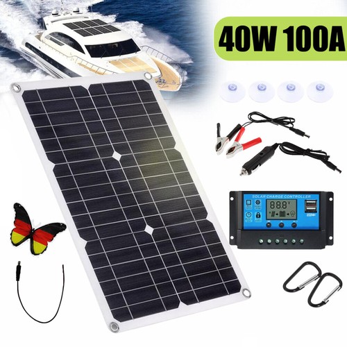 40w tragbar solarpanel - kit, 12v