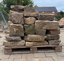 Trockenmauer Sandstein