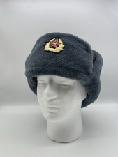 Original Russische Sowjetische Mütze Kosaken Trappermütze Winter Armee Militär Abzeichen