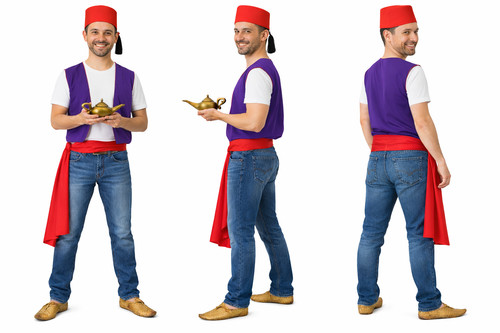 Erwachsene teiliges aladdin - erwachsene, 3-teiliges