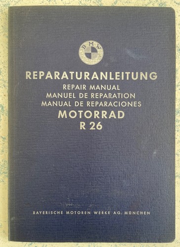 Bmw r26 werkstatthandbuch - bmw,