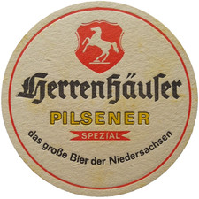 ALTER BIERDECKEL Privatbrauerei Herrenhausen Hannover Bierfilze Sammlerstück