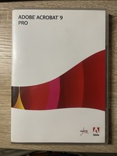 Adobe Acrobat 9 Pro DVD mit Seriennummer  Für Windows