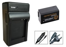 Patona Akku + Ladegerät für Panasonic Lumix DC-FZ82 , DC-FZ83, FZ150 - DMW-BMB9E